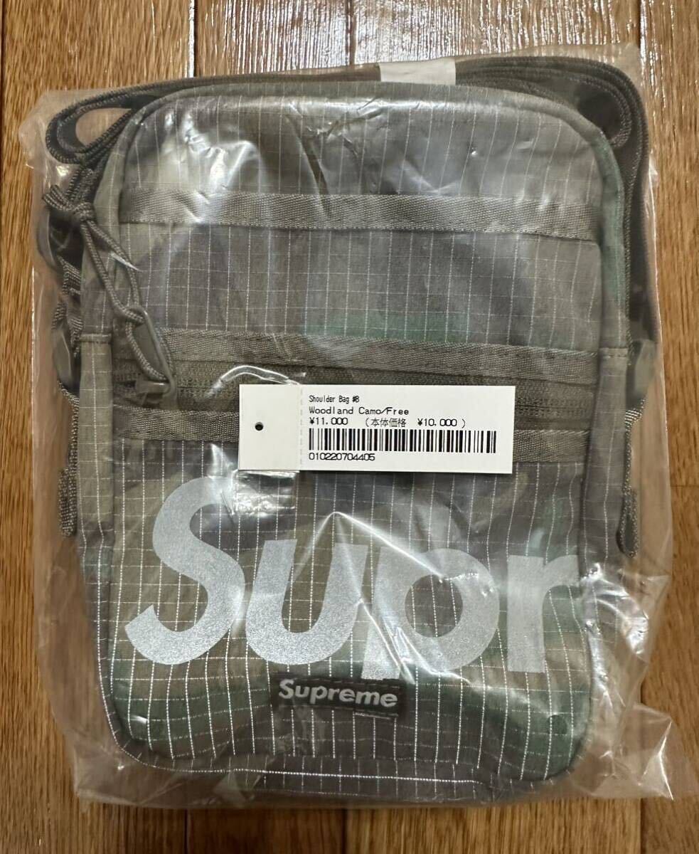 【新品】1円スタート！Supreme シュプリーム 24SS Shoulder Bag Woodland Camo ショルダー バッグ ウッドランド カモ 公式オンライン購入_画像1