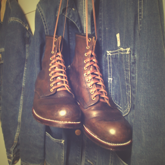 Flat Waxed Cotton Laces/10* ho waitsu* shoe race * semi dress * smoked jumper *RED WING* shoe lace * Beck man *roga-*2218