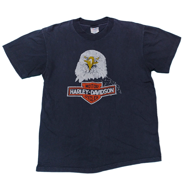 80's Harley Davidson Hanes T-shirt/ハーレー・ヴィンテージ・Tシャツ・ヘインズ・ショベル・ナックル・古着・アメカジ