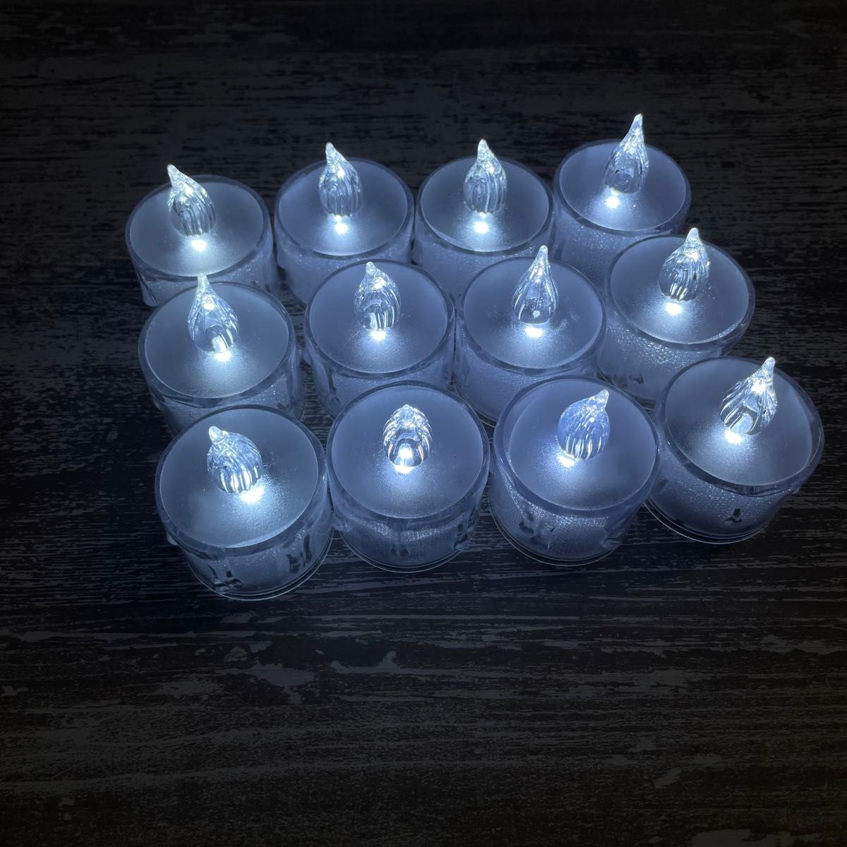 LED キャンドル ライト クリスマス 照明 ろうそく イルミ イベント キャンプ 装飾 24個セット レトロ