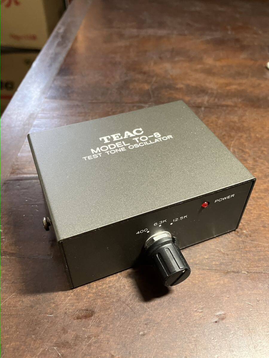 動作確認済み TEAC ティアック TO-8 テストトーン オシレーター TEST TONE OSCILLATOR_画像1