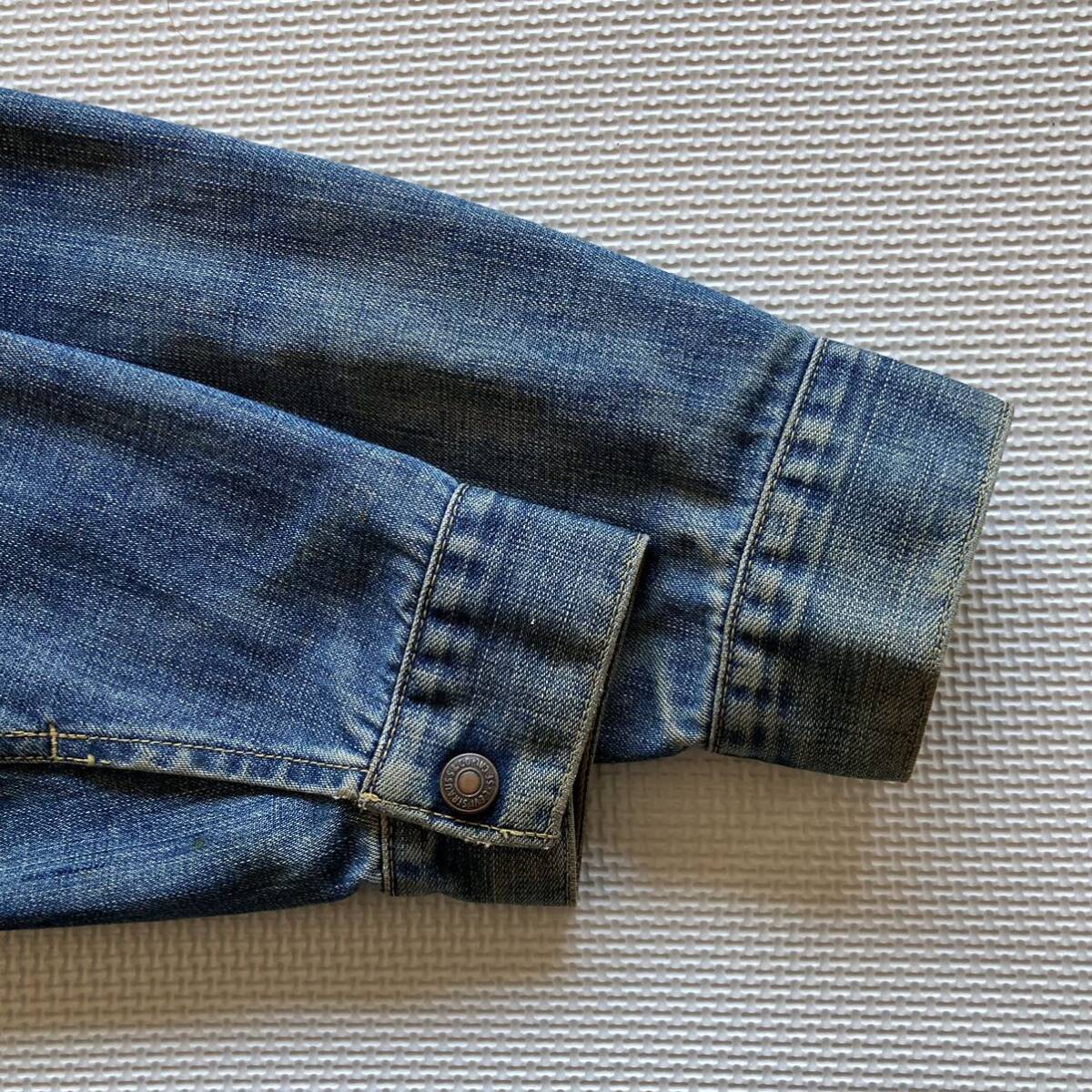 90s Levi's リーバイス 77505-08 デニムジャケット ジージャン スナップボタン L_画像6