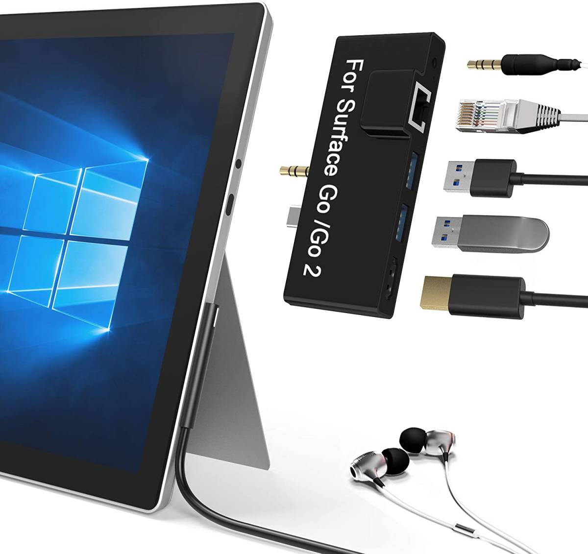 Surface Go1/Go2/Go3 USB ハブ 7ポート サーフェス ゴーの画像1