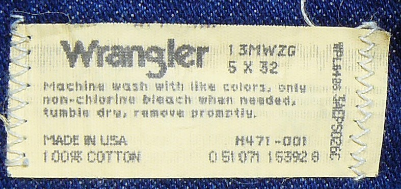 ☆80～90s アメリカ製 ラングラー Wrangler 13MWZG レディース デニム ジーンズ W32 実寸W70センチ 股下80.5センチ_画像4