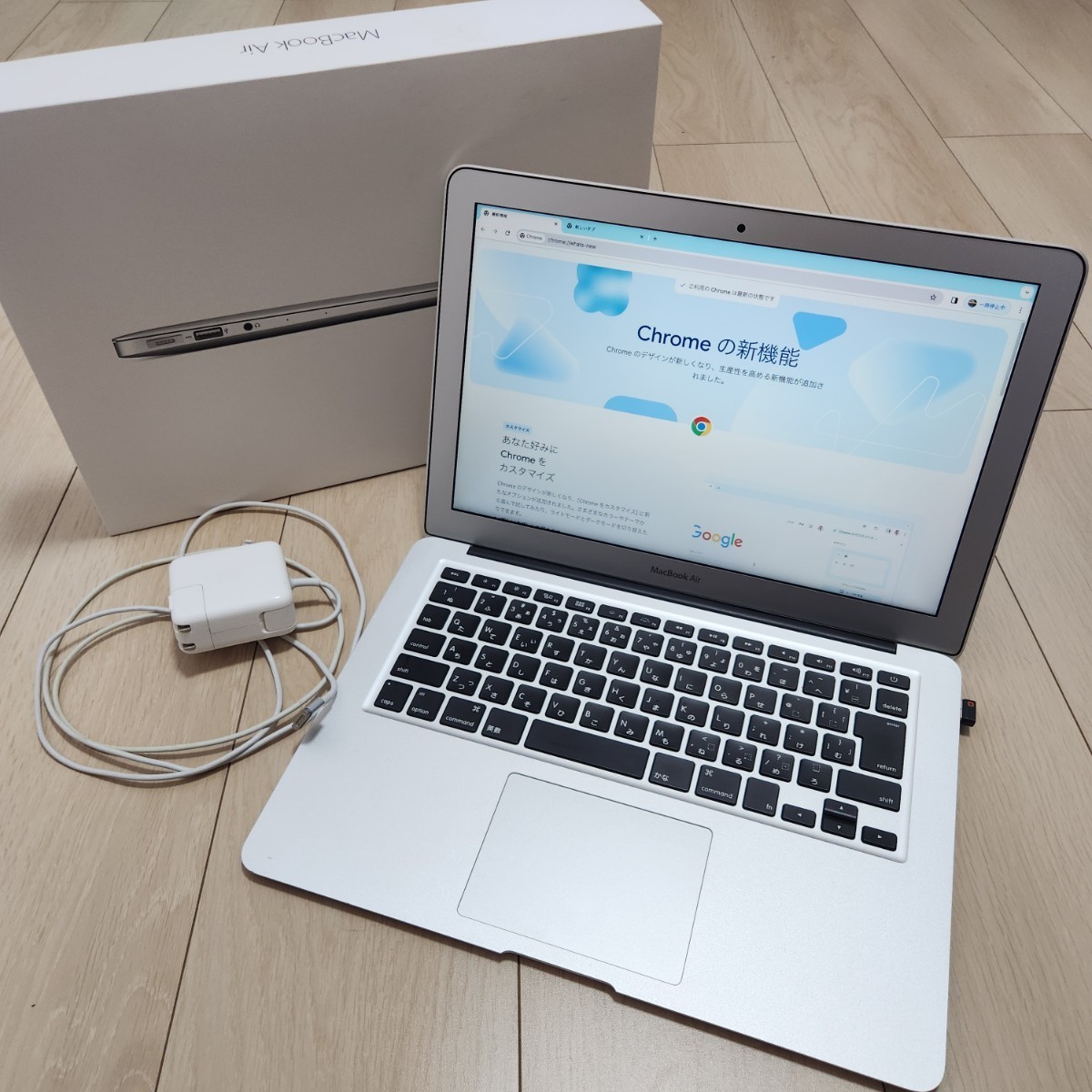 【美品！1円～】2017 Macbook Air 13インチ PC ノートパソコン Apple(アップル) マックブック エアー Monterey の画像1