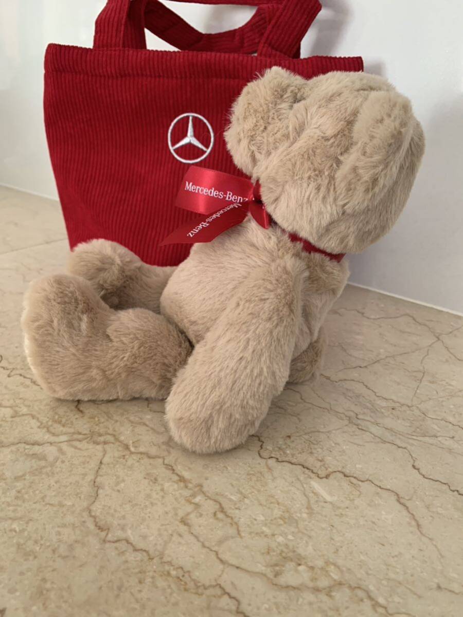  не использовался / не продается *Mercedes Benz( Mercedes Benz ) Рождество Bear /../ медведь / медведь / плюшевый мишка / мягкая игрушка & Mini сумка / Mini большая сумка 