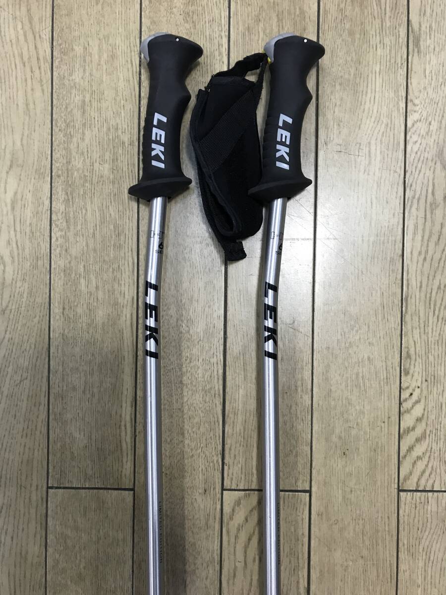 *2024 clearance sale! with translation ski paul (pole) LEKI GALAXY 117cm / postage 1200 jpy 