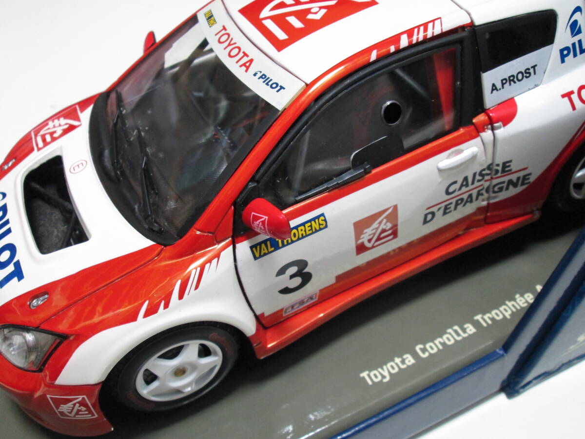 1円スタート【ジャンク】1/72 ソリド SOLIDO トヨタ TOYOTA カローラ COROLLA RALLY TROPHEE ANDROS 2006 A.PROSTの画像9