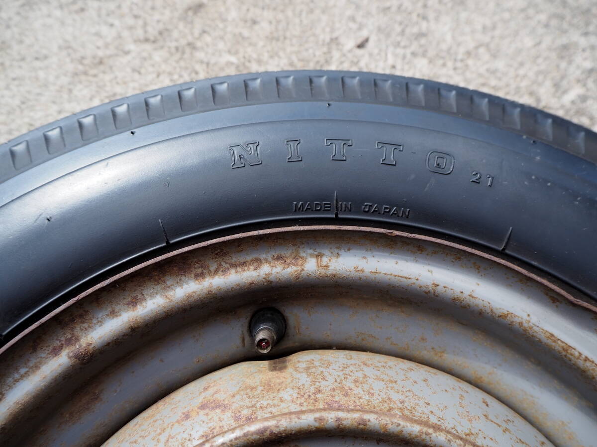 NITTO製 4.50-12 4PLY　バイアスタイヤ　ホイール付き１本_画像5