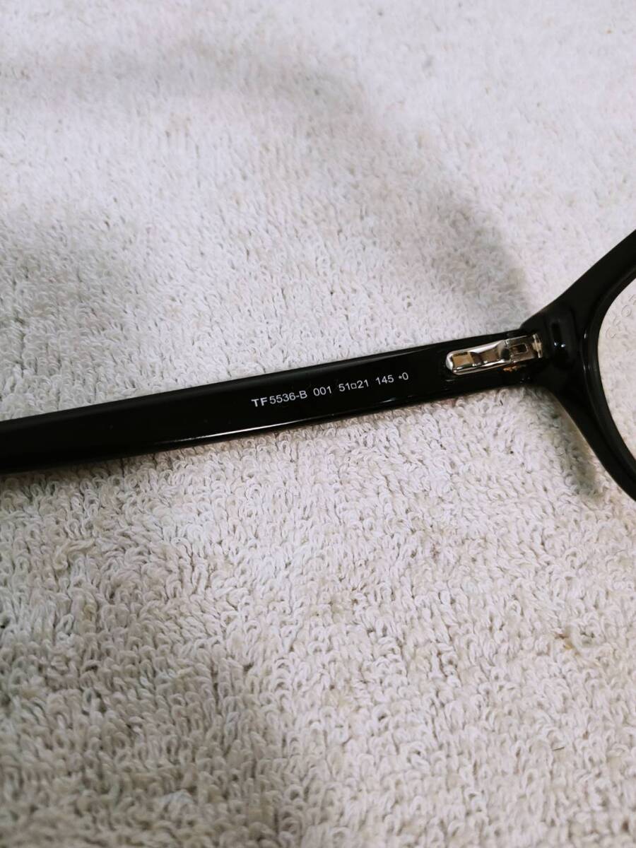 美品 TOM FORD トムフォード メガネ TF5536-B 51口21-145_画像5