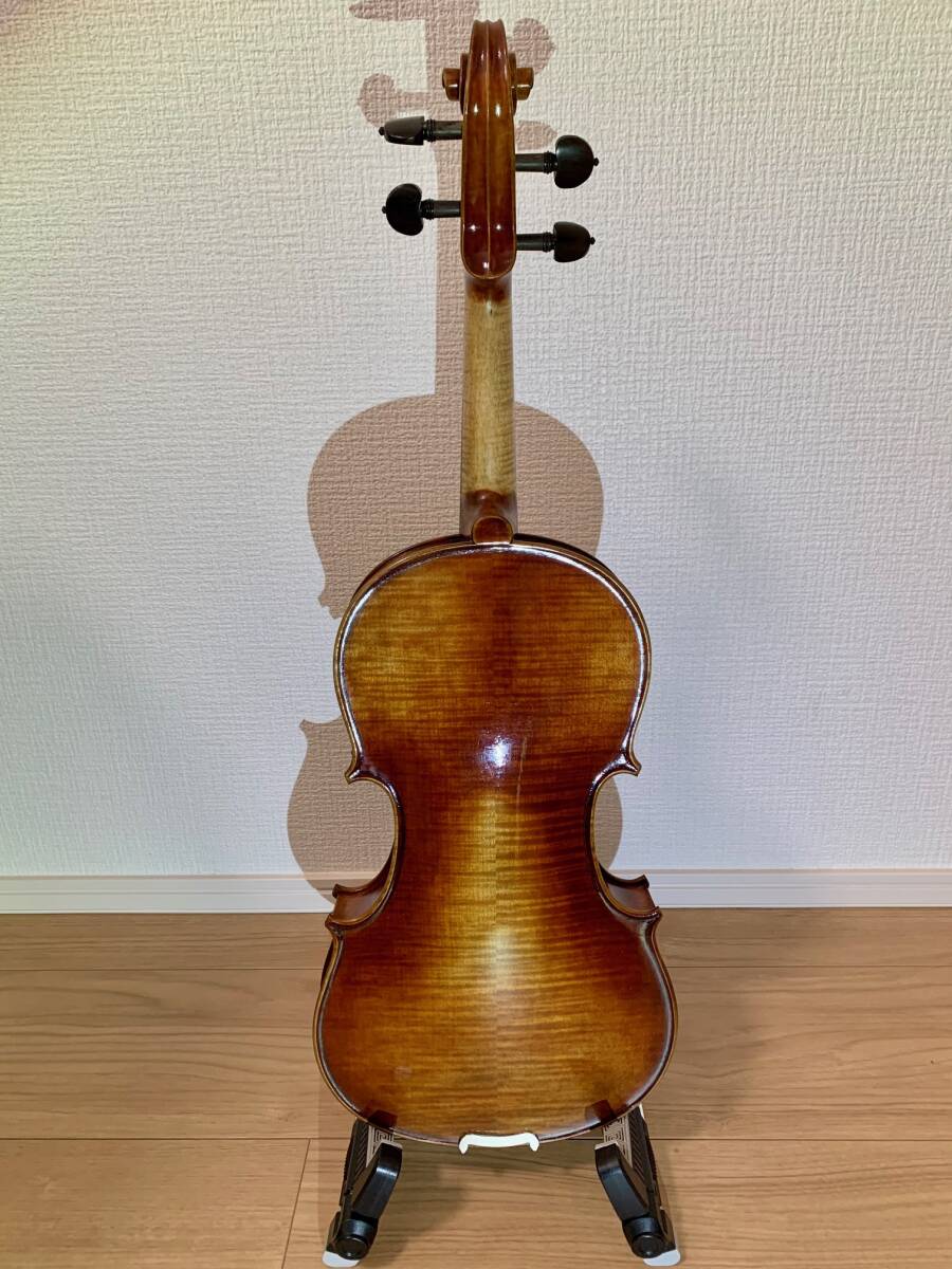 ハンガリー製 4/4バイオリン 虎杢 個人製作家の画像2