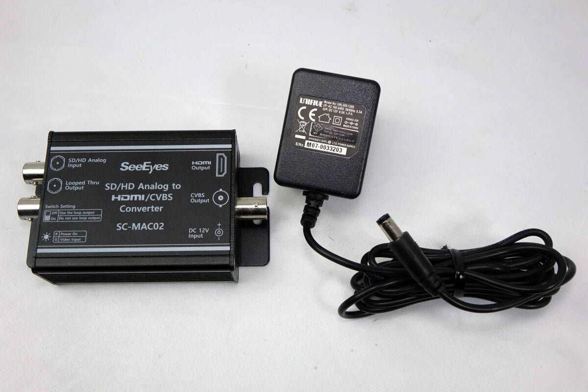 SeeEyes SC-MAC02 SD/HDアナログ to HDMI CVBSコンバーター_画像1