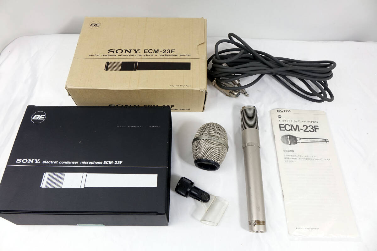 SONY ECM-23F * ソニー コンデンサーマイクロホン_画像1