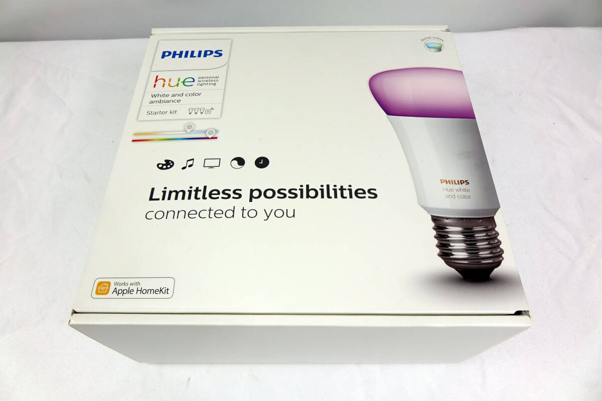 PHILIPS hue E26 starter kit スマート電球 3個セット 未使用品_画像1