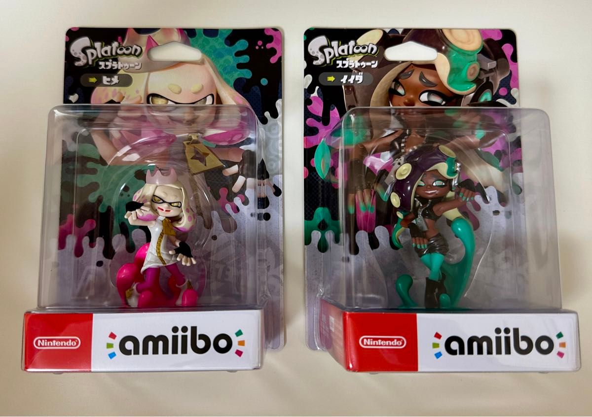 新品未開封　amiibo  ヒメ　イイダ 2体セット　スプラトゥーンシリーズ