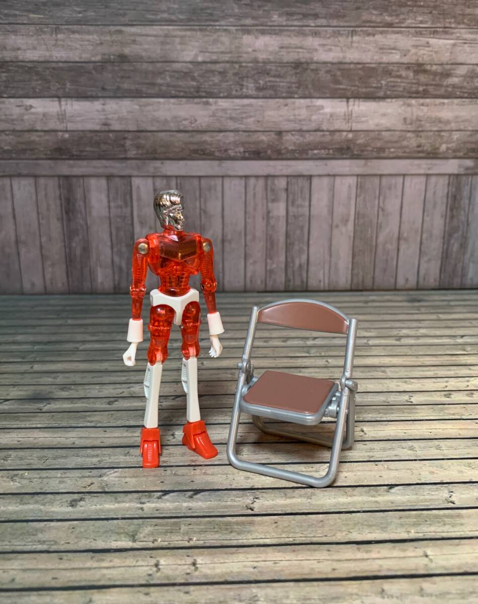 ミクロマン サイズ パイプ椅子 折りたたみ式_※ミクロマンは付属しません。