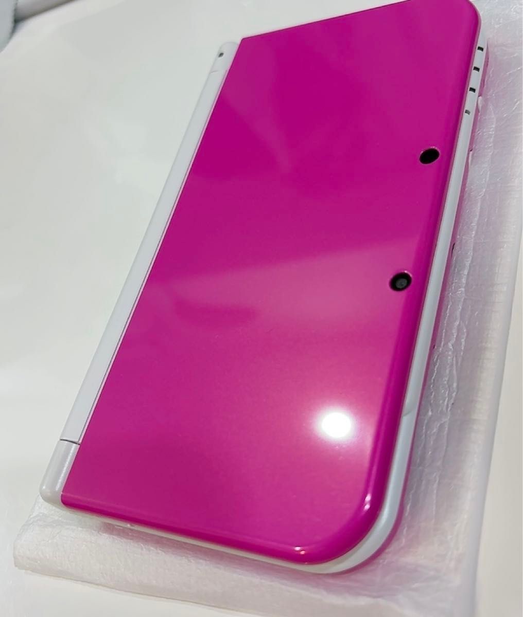 【美品】New ニンテンドー 3DS LL ピンク×ホワイト 本体 付属品有