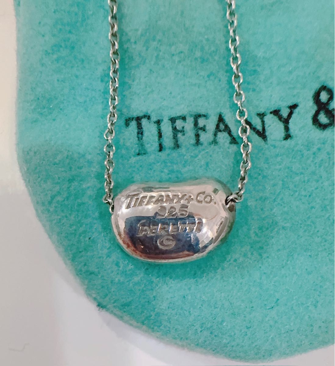 Tiffany&co ティファニー ビーン デザイン  ペンダント ネックレス