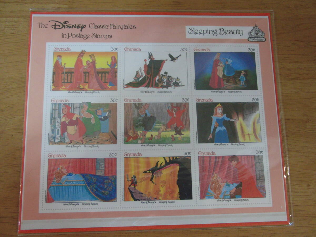 68834 Disney Disney stamp summarize Mickey ... forest. beautiful woman Pinocchio 101 Dalmatians Snow White unopened 