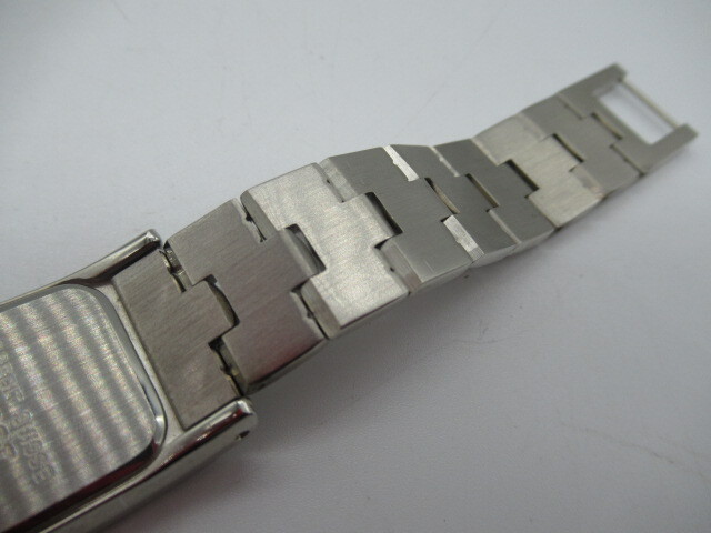 69035 クレディスイス インゴット ファインシルバー クォーツ 999.0 シルバー文字盤 レディース腕時計 中古品_画像9