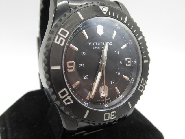 69071 VICTORINOXma- Berik black edition 241798 Victorinox Швейцария производства наручные часы кварц коробка есть работа передача товар 