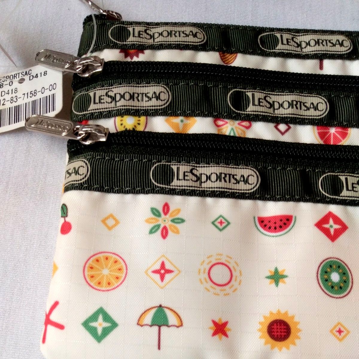 LeSportsac レスポートサック ポーチ 3段ポーチ 新品 未使用品 3 LeSportsac レスポートサック ポーチ 3段ポーチ 新品 未使用品 3