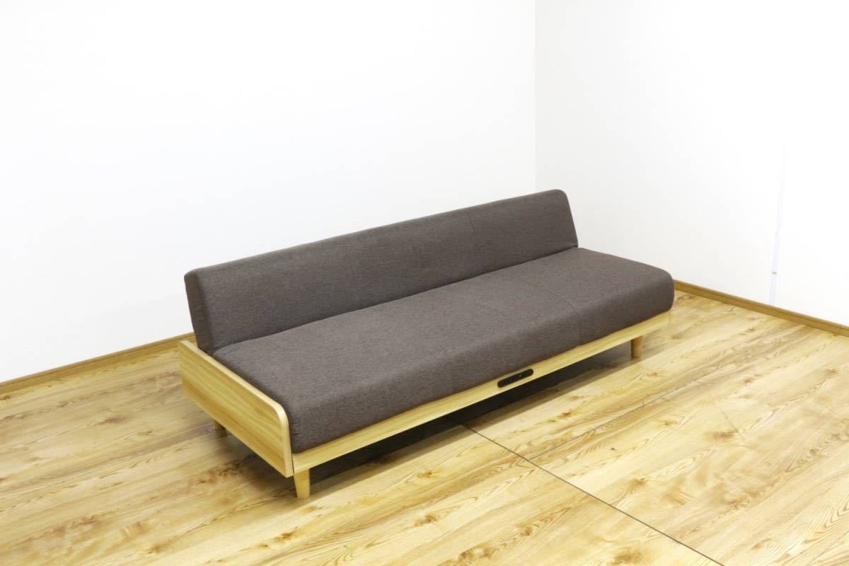  free shipping ( Tohoku / Hokkaido / Okinawa excepting remote island )* Northern Europe manner sofa bed / outlet *USB port attaching / fabric sofa * new goods 