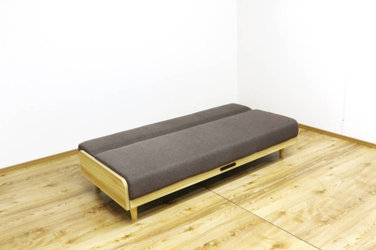 free shipping ( Tohoku / Hokkaido / Okinawa excepting remote island )* Northern Europe manner sofa bed / outlet *USB port attaching / fabric sofa * new goods 