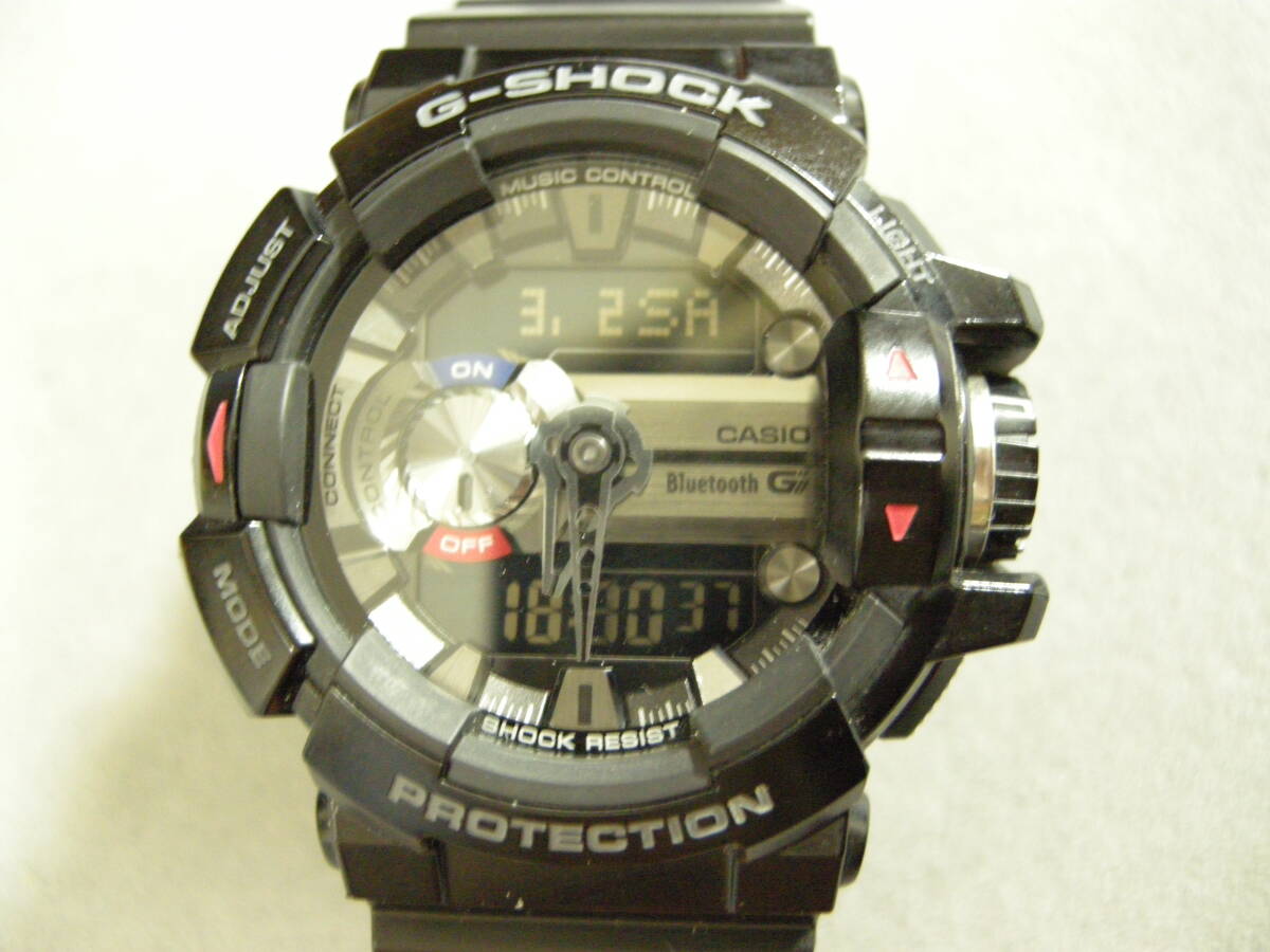 【中古品】カシオ腕時計 G-SHOCK GBA-400 Bluetooth メンズ カラー：ブラック