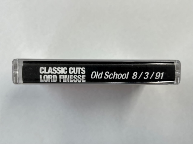 LORD FINESSE / CLASSIC CUTS Old School 8/3/91 (1991) ♪ TAPE KINGZ,90sHIPHOP,MIXTAPE,DITC,D.I.T.Cの画像2