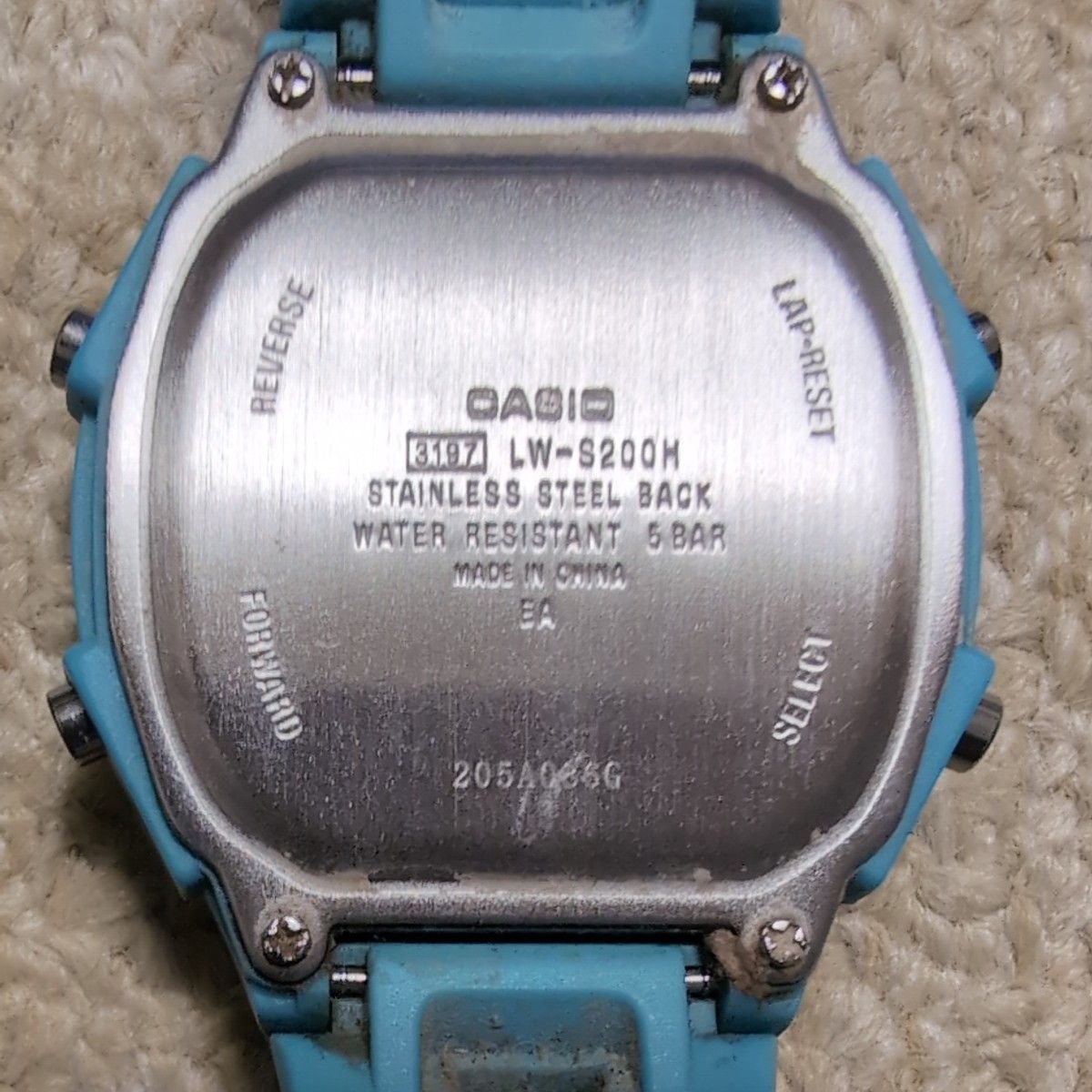 CASIO 腕時計 ソーラー デジタル　3197 LW-S200H 動作品　２本セット カシオ