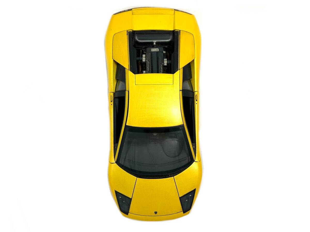 【ジャンク品/破損】AUTOart/オートアート 1/18 ランボルギーニ ムルシエラゴ イエロー Lamborghini Murcielago ミニカー (44474S2)の画像6