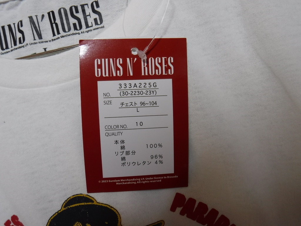 即決■★ガンズ・アンド・ローゼズ Guns N' Roses★■Tシャツ：SIZE=L