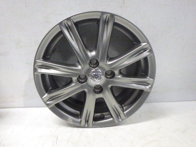 【中古】トヨタ純正/シルバー/スポーク/M12平座/16x6J+51/100/4H/16インチ ホイール4本セット/ヴィッツ(16インチ車)_画像7