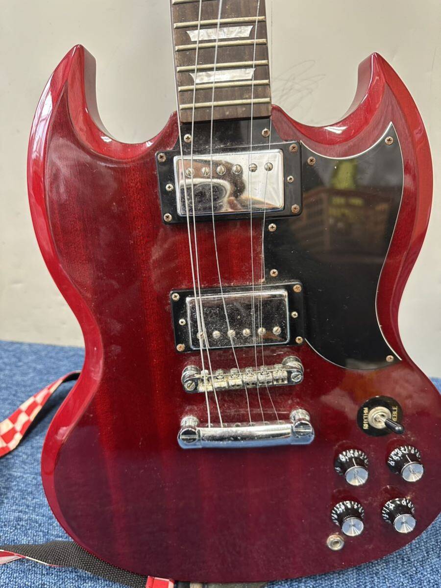 Epiphone エレキギター SG エピフォン ジャンク品　_画像4