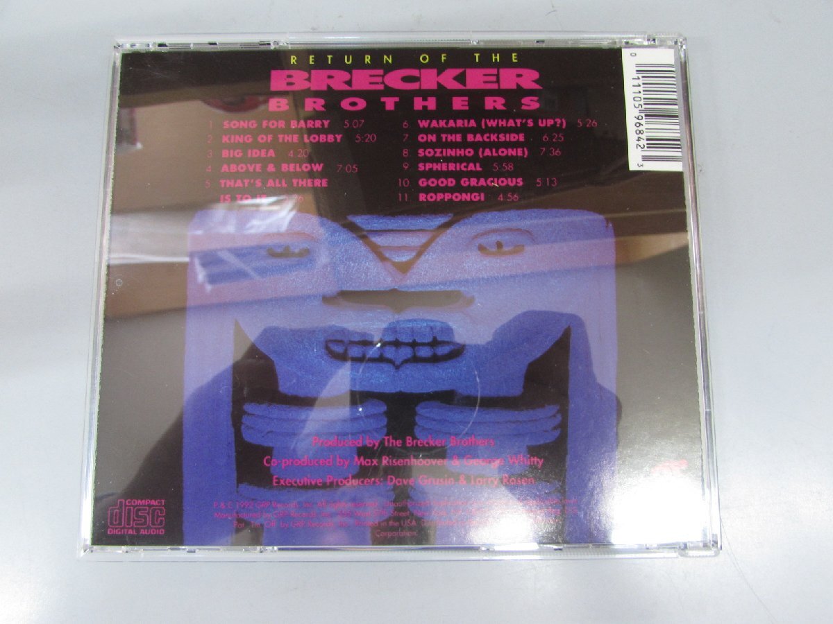 Mdr_ZCa0981 BRECKER BROTHERS/RETURN OF THE BRECKER BROTHERS_画像3