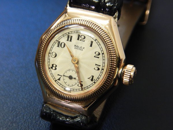 6300 rare outright sales * Vintage Rolex oyster smoseko hand winding ROLEX OYSTER 274.789 9K tail pills 14K hand winding 1925 year lady's wristwatch 