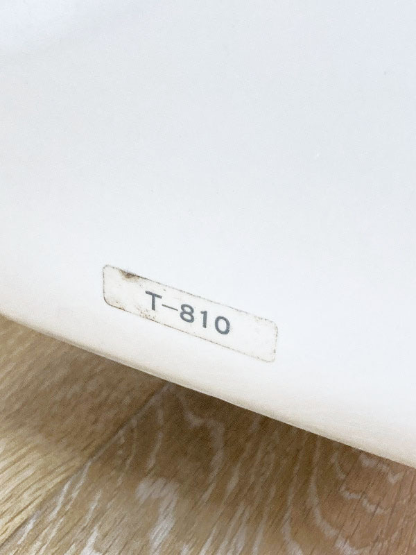 【美品】INAX (イナックス) 洋式 トイレ便器 蓋なし ロータンクのみ 「T810 (T-810)」 #L12(ミスティアイボリー) 直接引き取り可☆ 3_画像4