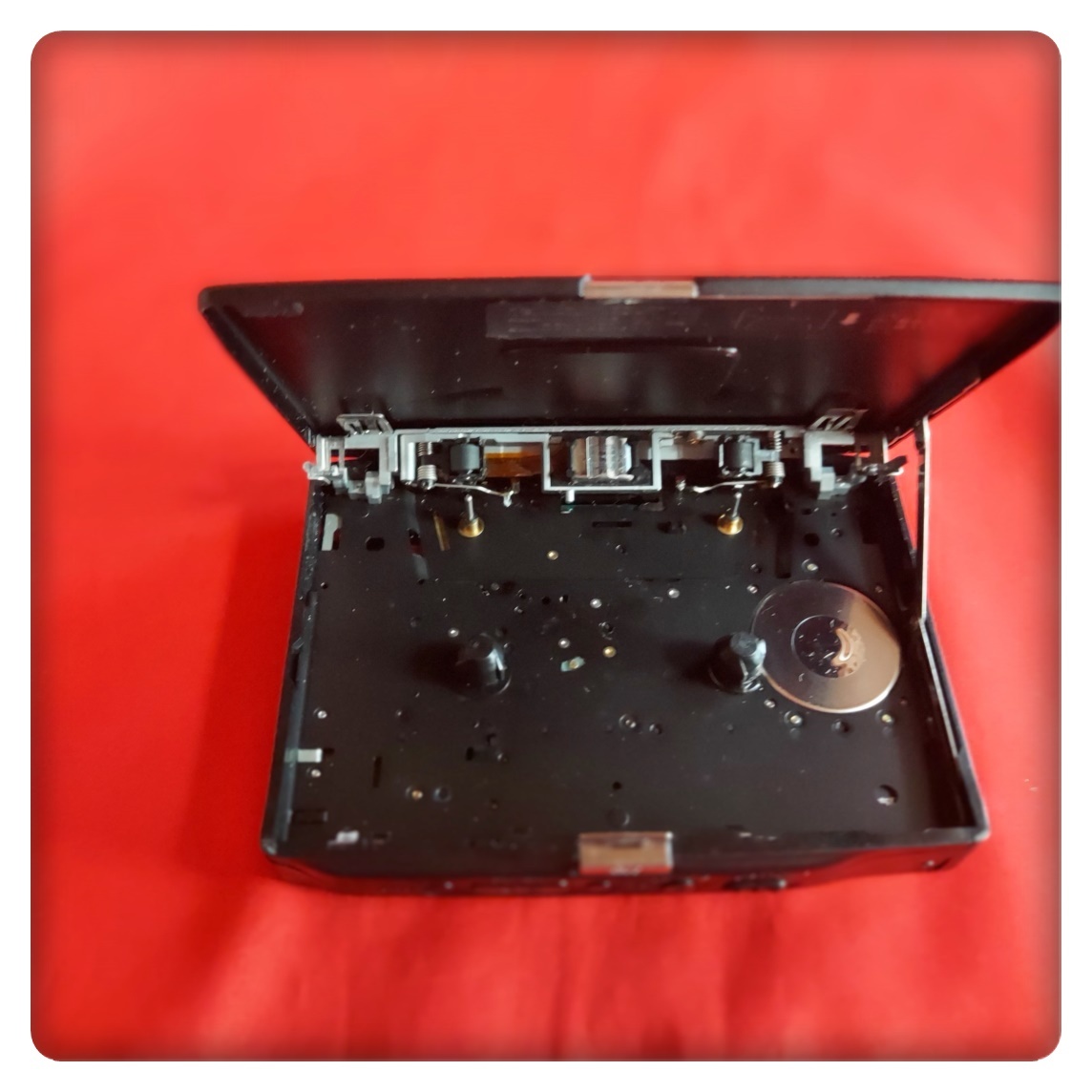 (ポ）AIWA ポータブル カセット プレーヤー HS-PX610 電池ボックス ガム電池付き　中古動作未確認　現状品_画像6