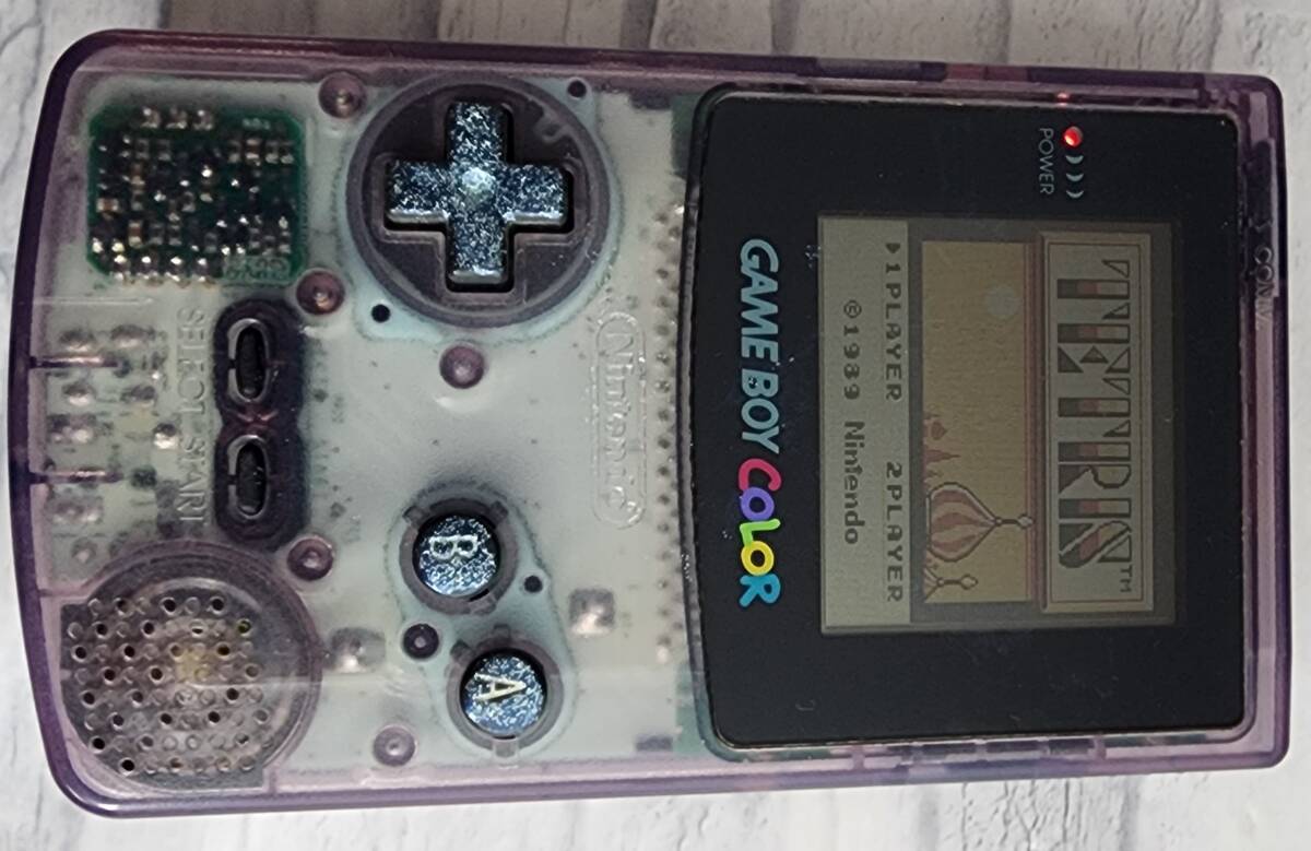 GBC★ゲームボーイカラー クリア 本体のみ 任天堂 不具合あり _画像6