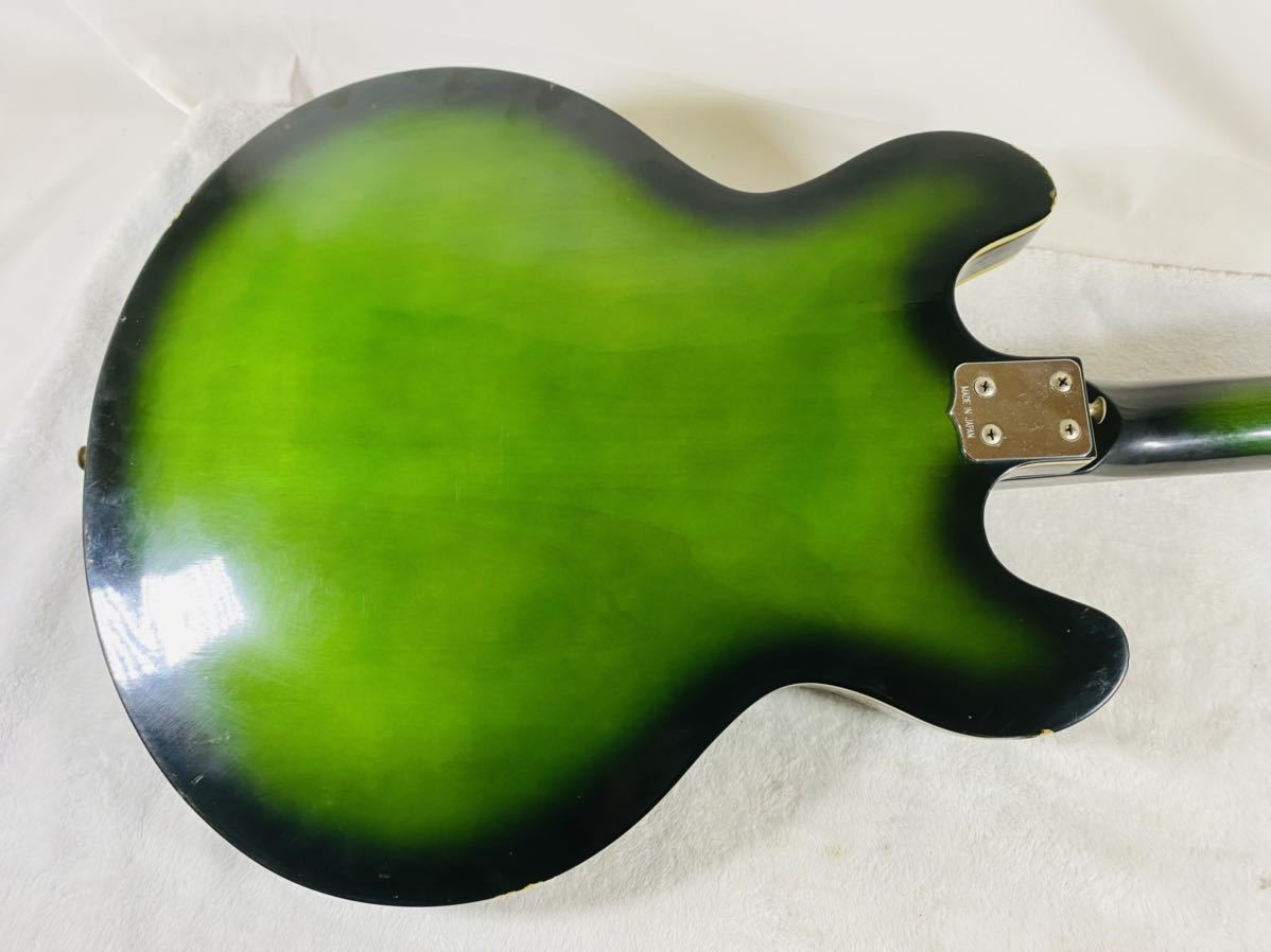 Honey ハニー エレキギター 型式不明　フルアコ　ビザール　ギター　現状品　日本製　ヴィンテージ_画像9
