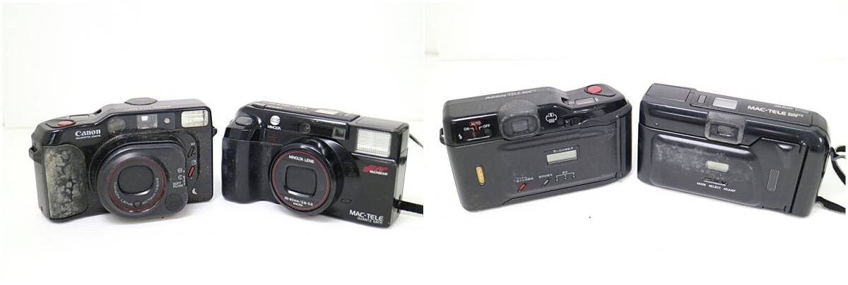 K3w99 カメラ等おまとめ CANON MINOLTA RICOH CASIO 他 動作未確認 カメラ レンズ ストロボ 80サイズの画像3