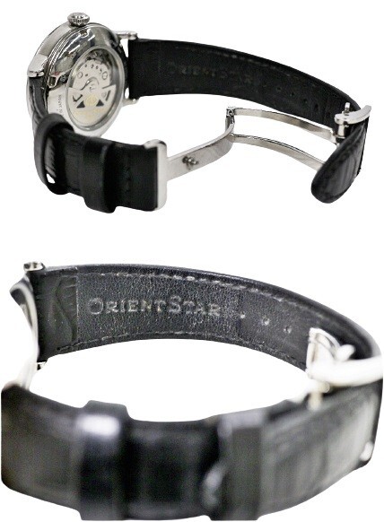 G2w91 腕時計 ORIENT STAR F6G4-UAA0 自動巻き 現在稼働 60サイズ_画像6