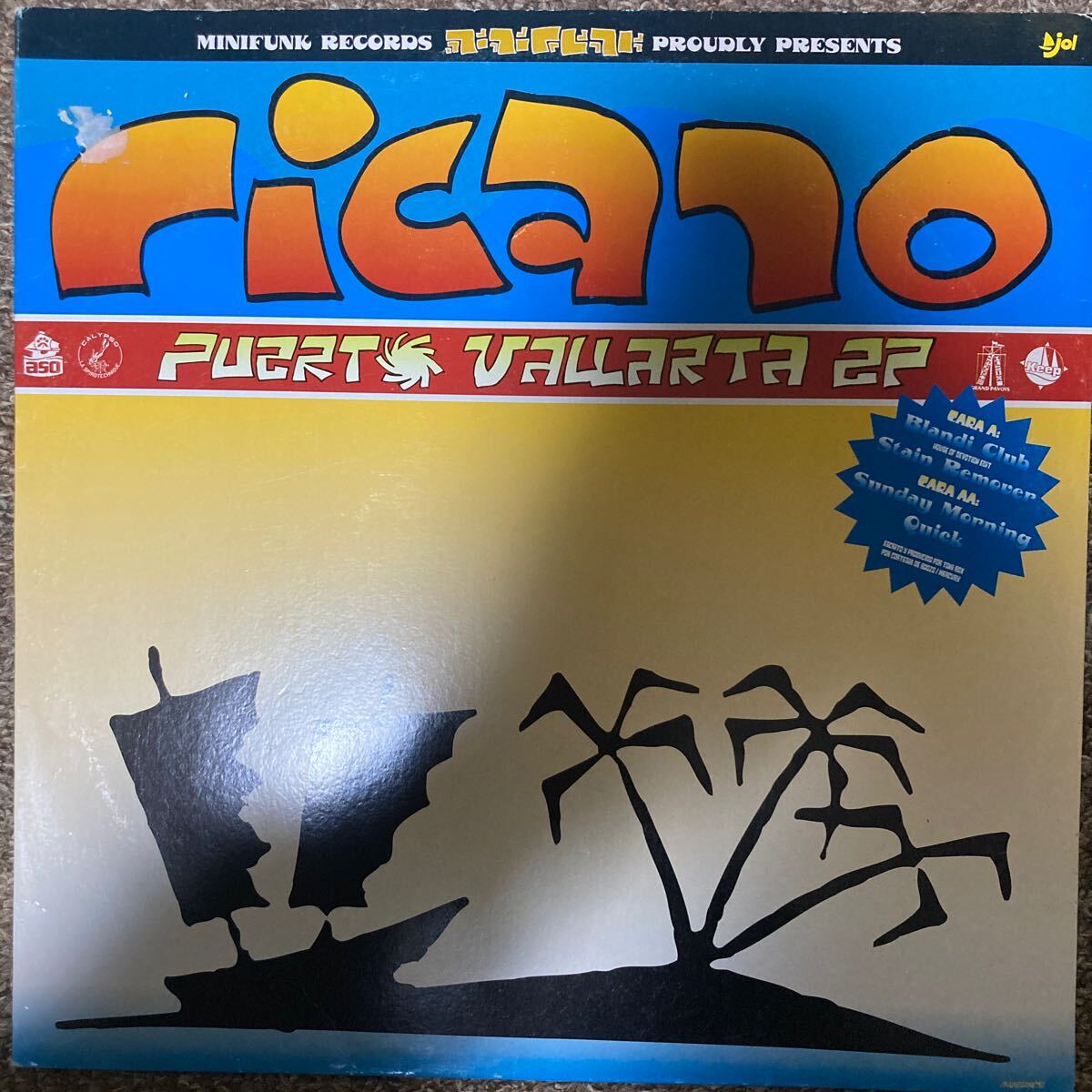 【厳選LP】 RICANO / PUERTO VALLARTA EP MINIFUNK _画像1