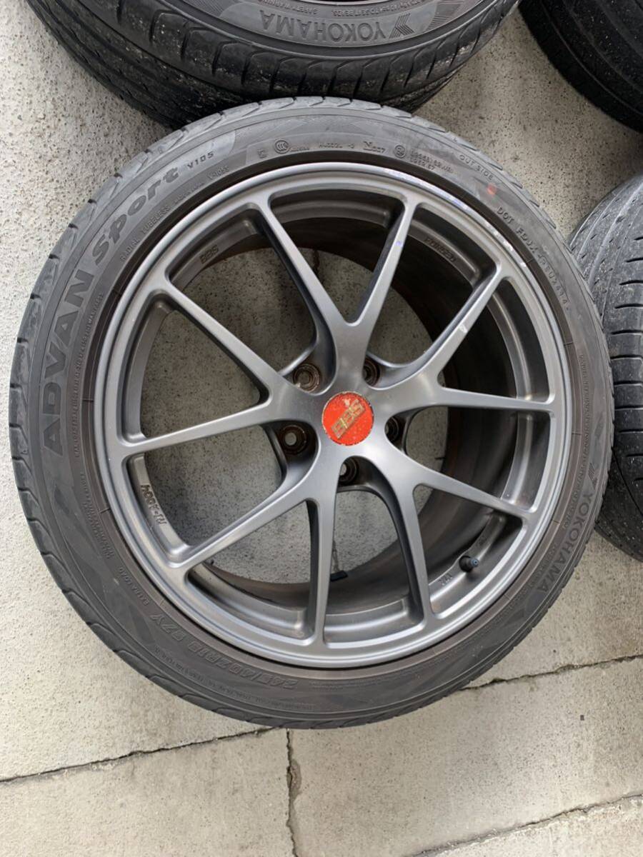 超格安 WRX STI 型式VBA BBS 245/40ZR18 タイヤホイル 4本セットの画像3