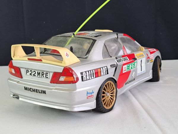 TAMIYA 1/10エンジン RCカー スバルインプレッサ WRC'99 動作未確認 /_画像5