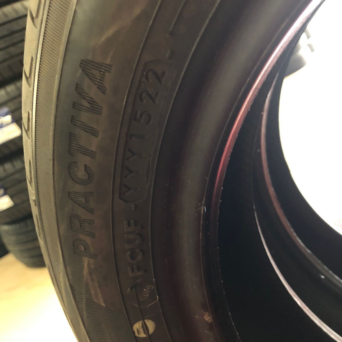 PRACTIVA イエローハット155/65R13 2022年製 中古夏タイヤ 2本セット:5000円_画像3