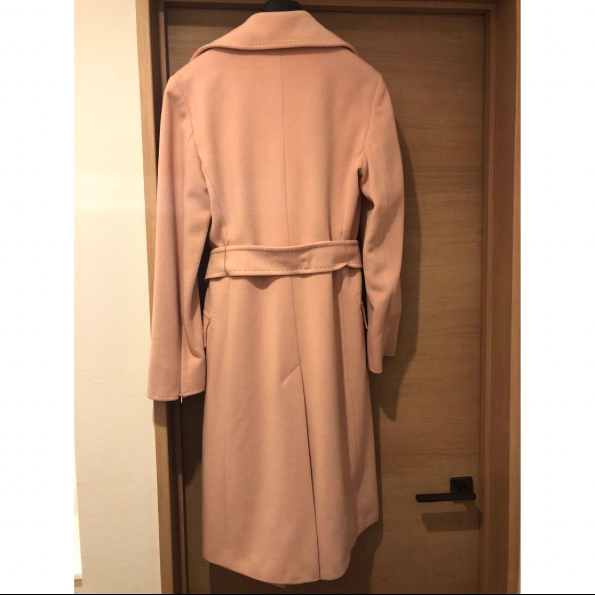 マックスマーラ SPORTMAX ベルデッドコート ピンク カシミヤ マックスマーラ SPORTMAX ベルデッドコート ピンク カシミヤ