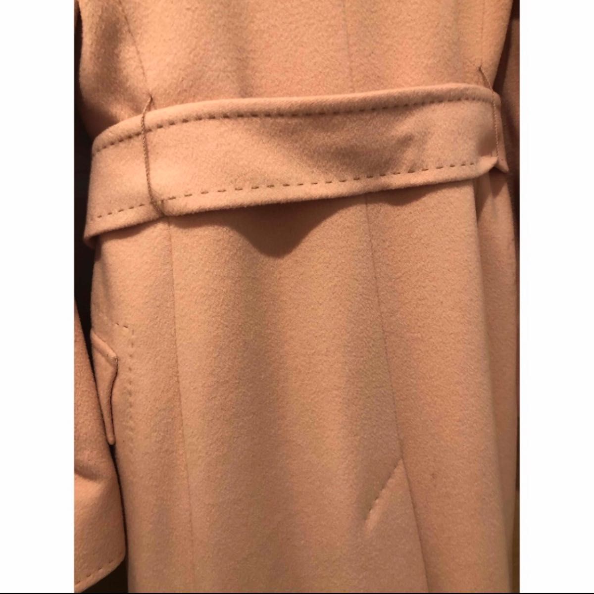 マックスマーラ SPORTMAX ベルデッドコート ピンク カシミヤ マックスマーラ SPORTMAX ベルデッドコート ピンク カシミヤ