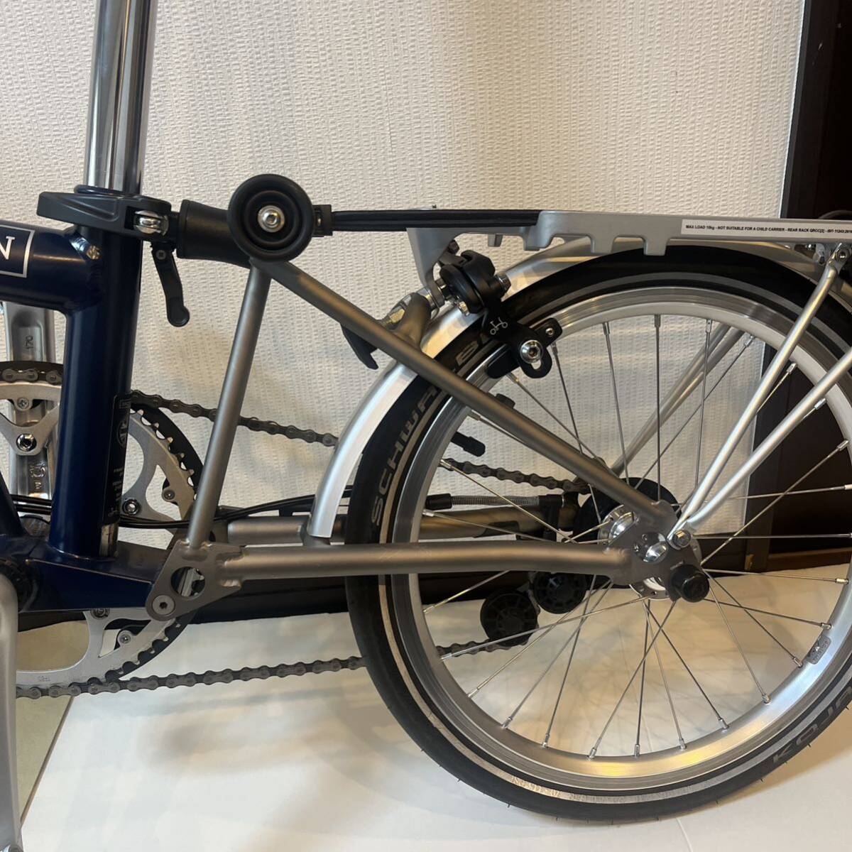 ブロンプトン チタン 2021年モデル 2速 S2R-X BROMPTON 折りたたみ自転車 ミニベロ 自転車の画像4